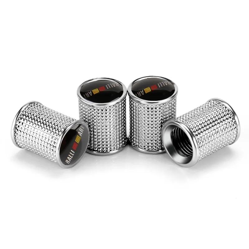 

4pcs Car Wheel Valve Caps for Mitsubishi Ralliart Outlander Lancer 9 Pajero ASX L200 Colt Mirage Tire Decoration Accessories