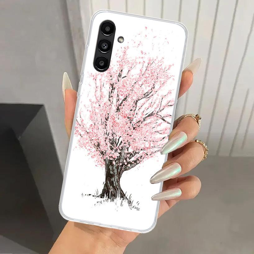 Cherry Blossom Tree Phone Case for Samsung Galaxy A16 A26 A36 A56 A15 A25 A35 A55 A14 A24 A34 A54 A13 A23 A33 A53 A05S A04S A03S