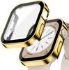 Tempered Glass+Cover For Apple Watch 11 10 9 8 7 46mm 42mm PC Bumper Screen Protector Case iWatch Series 7 6 5 4 SE3 44 40 45mm