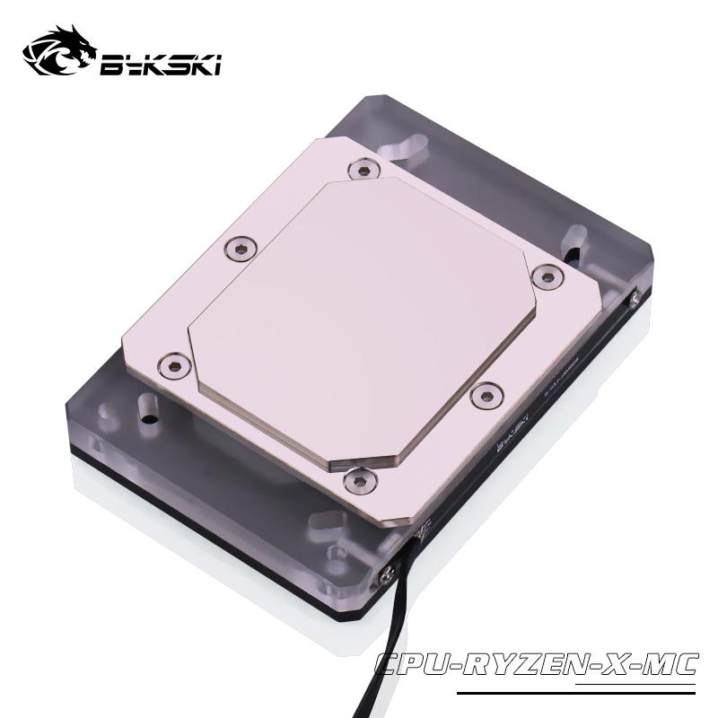 Bykski for AMD RYZEN3000 RyzenAM3/AM3+/AM4 1950X TR4 X399 X570 CPU Water Block Fan Cooling Copper Radiator Water Cooler Cooling