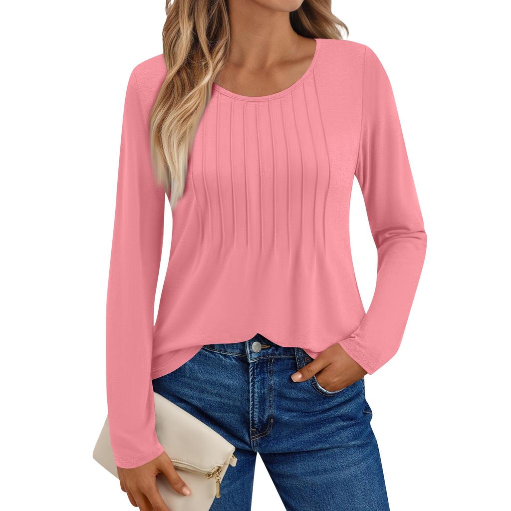Women's Long Sleeve Shirts Graphic Tees Casual Basic Tops Pullovers