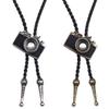 Western Bolo Tie Cowboy NeckTie Vintage Bolo Tie Camera Bolo Tie Necklace