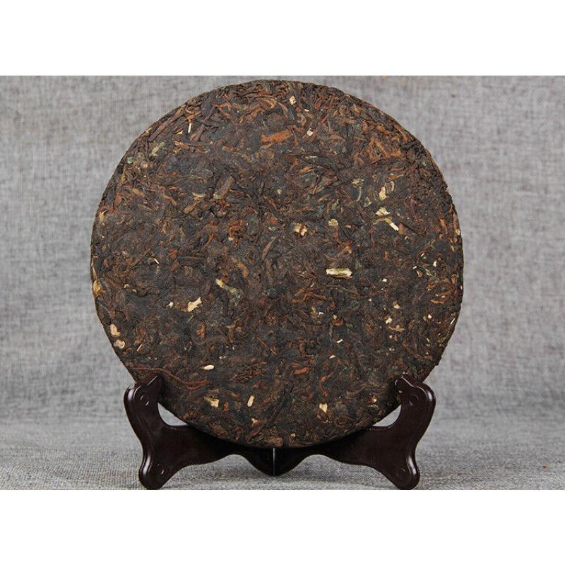 357г Юньнань Пуэр Спелый чайный пирог — фото 8