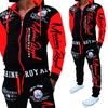 2024 Autumn Hip Hop Casual Sports Set: Elastic Hooded Top & Pants