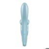 Vibromasseur Rabbit - Satisfyer - Touch Me - Bleu - Flexible - 3 Moteurs Puissants