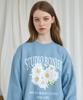 BONIEE Daisy (Daisy For You) Graphic Oversized Sweatshirt Blue
