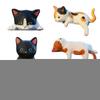 Vziguhk Cat Car Dashboard Decoration,Animal Dashboard Decoration,Car Accessories Animal Cartoon Dashboard Decoration | 5pcs