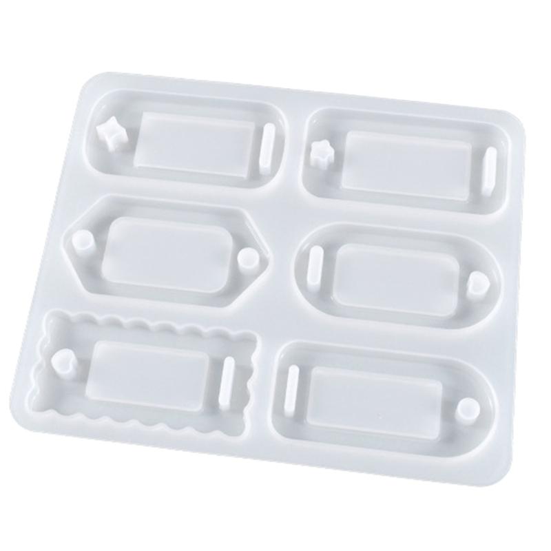 Eardrop Silicone Keychain Resin Mold Kit with Hole for DIY Keychain Special Christmas Epoxy Resin Mold Home Decoration