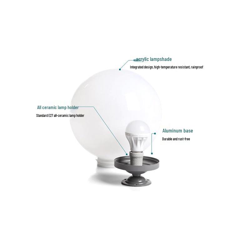 Jingyu Durable Outdoor Sphere Lamp Shade