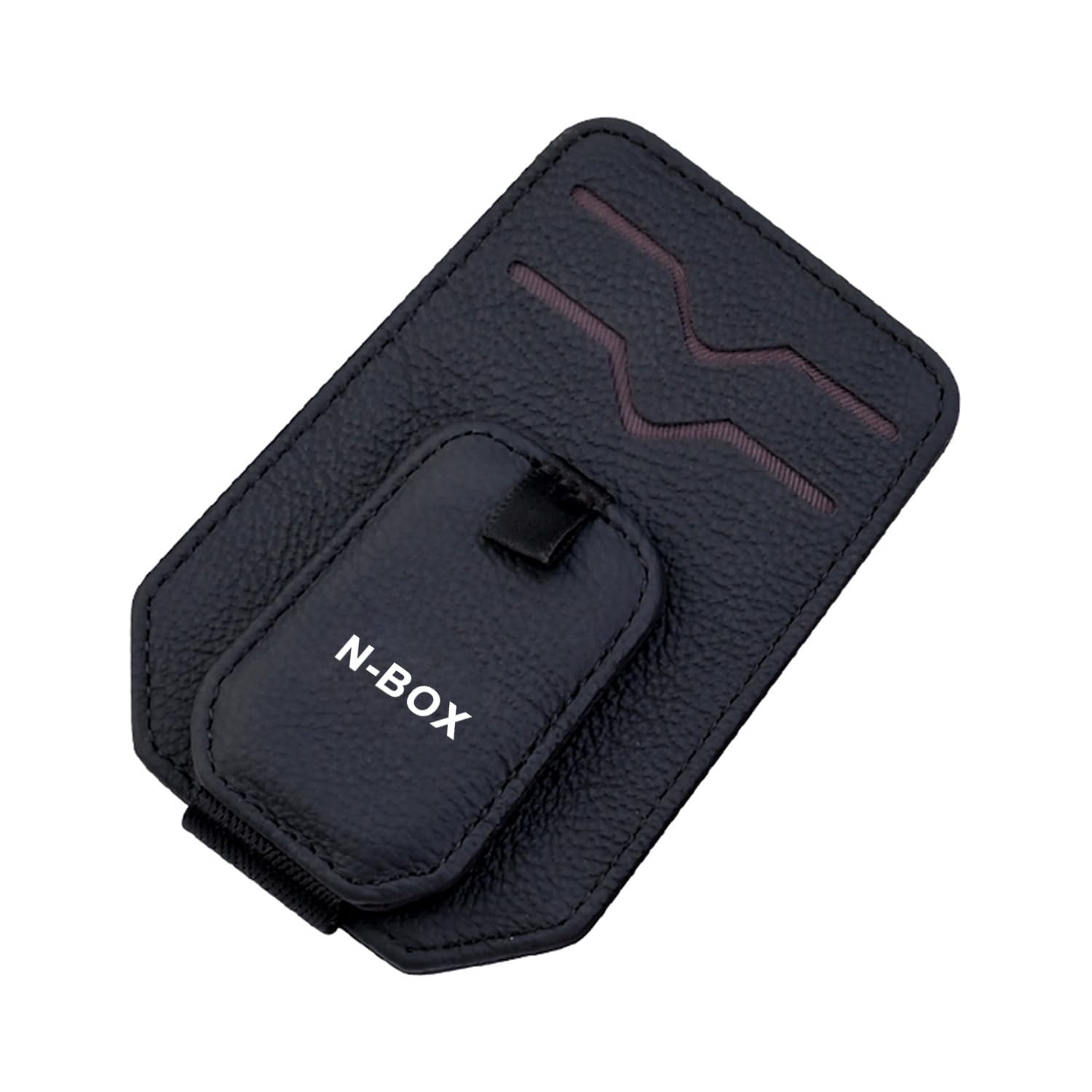 

Yamlten Car Visor Eyeglasses Compatible with Car Sunglasses Holds and Magnetic Durable and Easy to Black Holder, NBOX, Holder, Glasses, Cards, чёрный