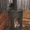 Self Powered Fireplace Fan for Stove with Automatic Temperature Based Speed Control to Improve Heat Distribution and Silence