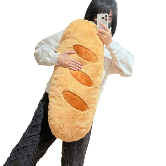 

Baguette Pillow Cuddly Stuffed Bread Plush Toy Funny Baguette Shape Throw Pillow Christmas Gift for Girls Boys Sofa Bed Couch Use