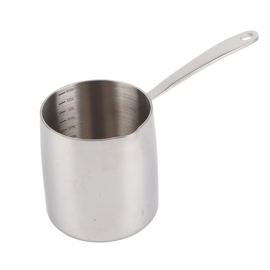 Butter Warmer Pot Quick Heat Conduction Three Layers Stainless Steel Butter Warmer with Accurate