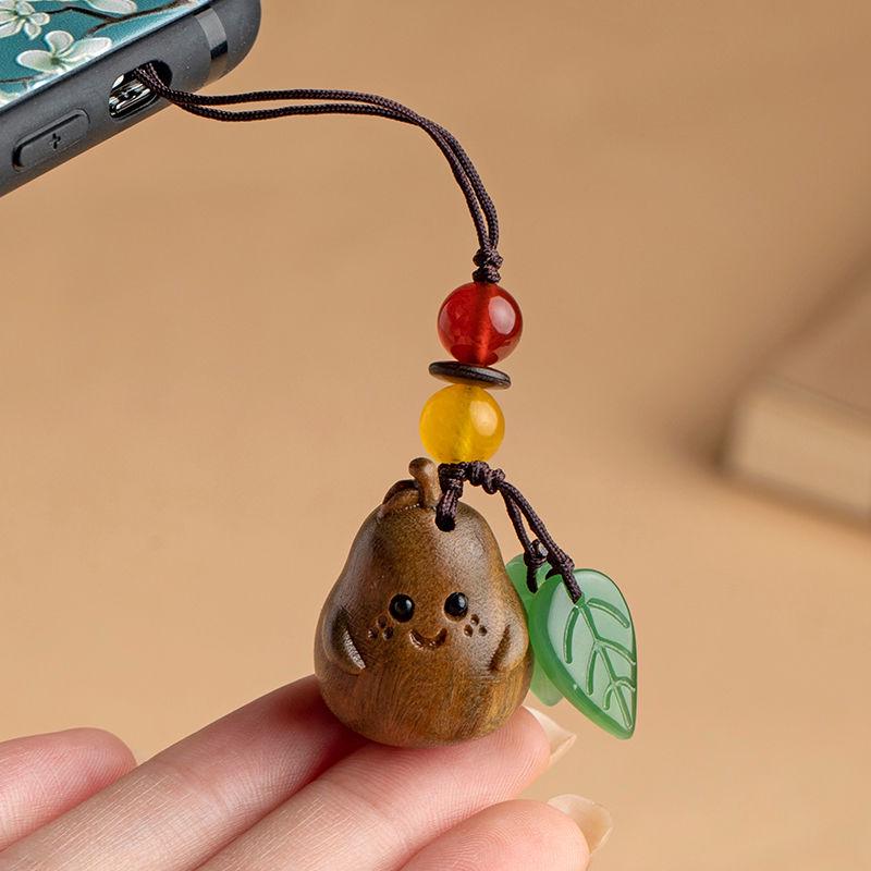 Sandalwood Pear Couple Keychain & Phone Lanyard