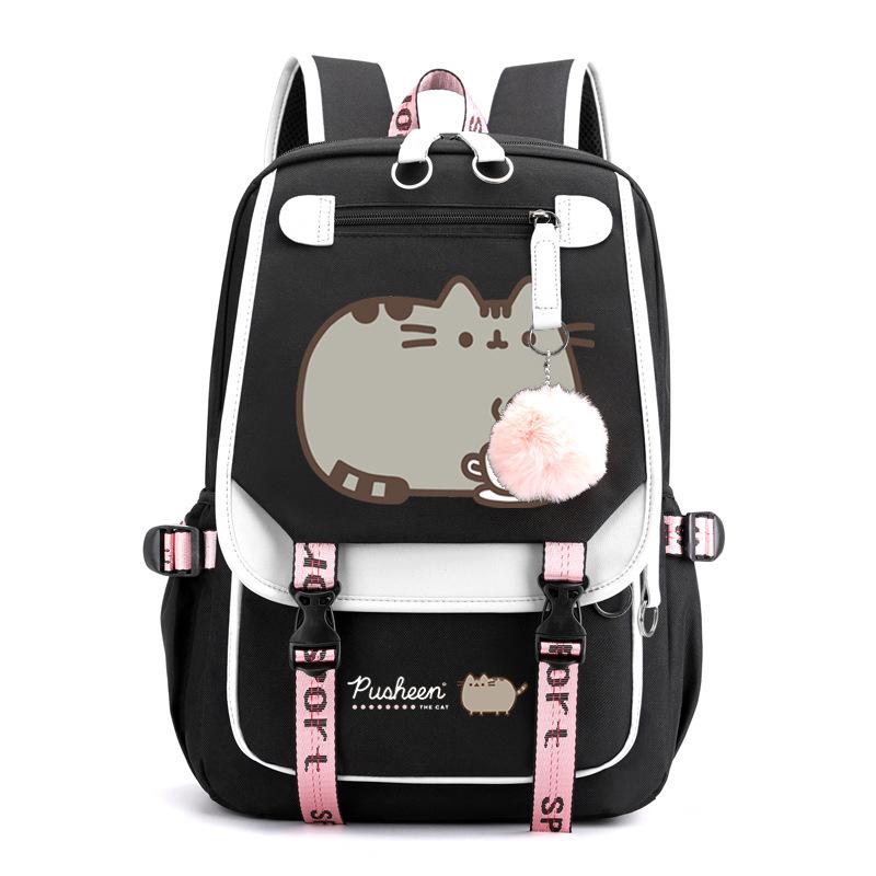 Cartoon Cute Printed School Bag Outdoor Travel Oxford Cloth Backpack