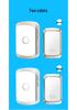 Self-Powered Waterproof Wireless Doorbell with Long-Range Remote and Elderly Call Button