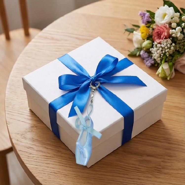 Tragbar Leicht Mini Ballett Schuh Anhänger Schlüsselanhänger Zubehör mit Band Anhänger Stilvolle Dekoration für Geldbörse