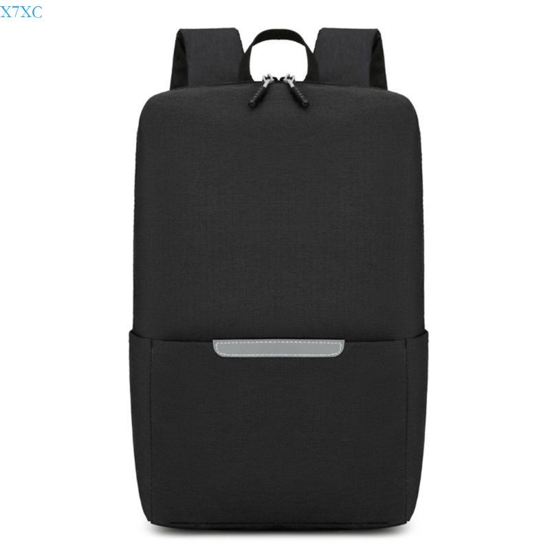 X7XC Student School Backpack Man Backpack Laptops Backpack Large Capacity Backpack чёрный