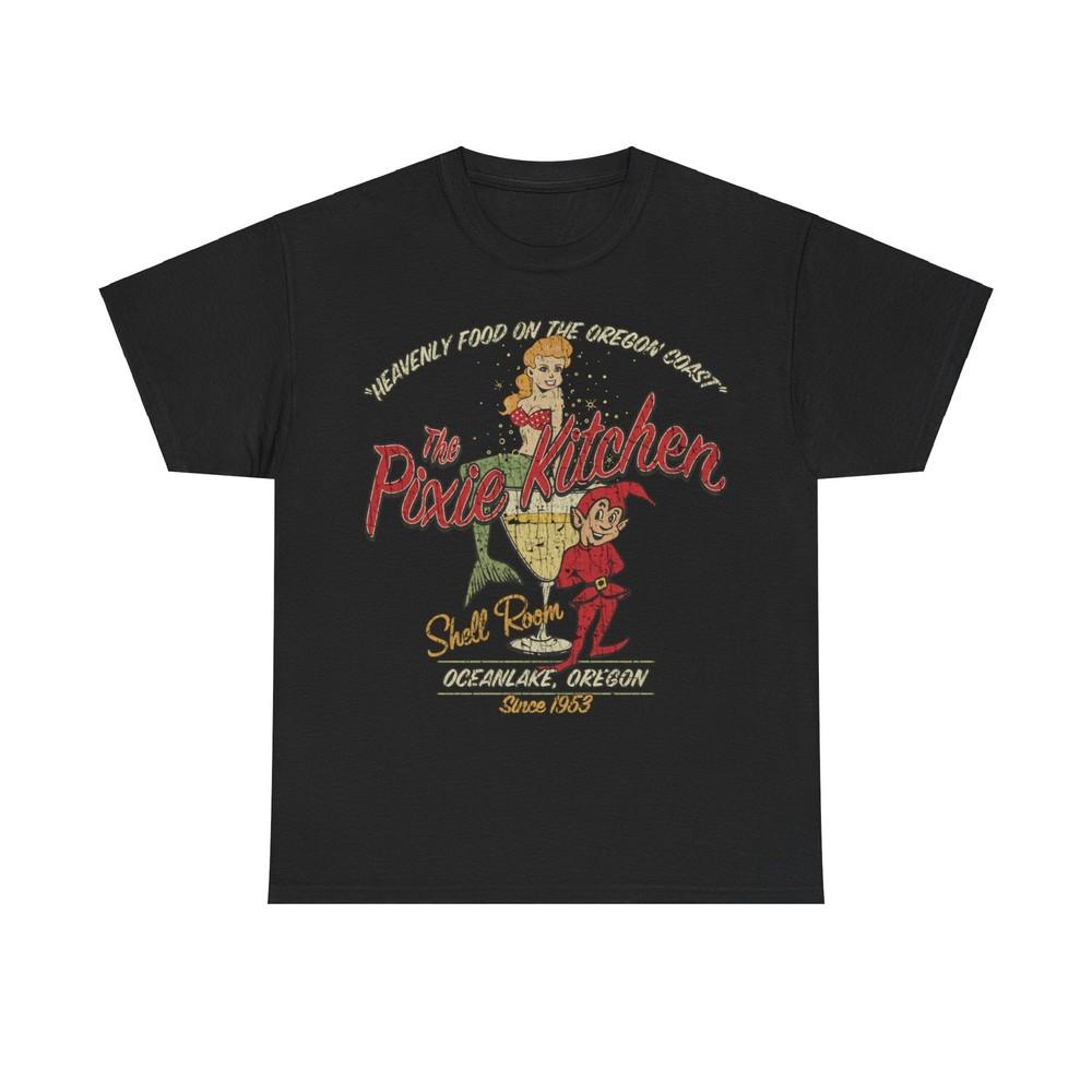 

The Pixie Kitchen 1953 Oregon Restaurant Nostalgic T-shirt Unisex T-Shirt S