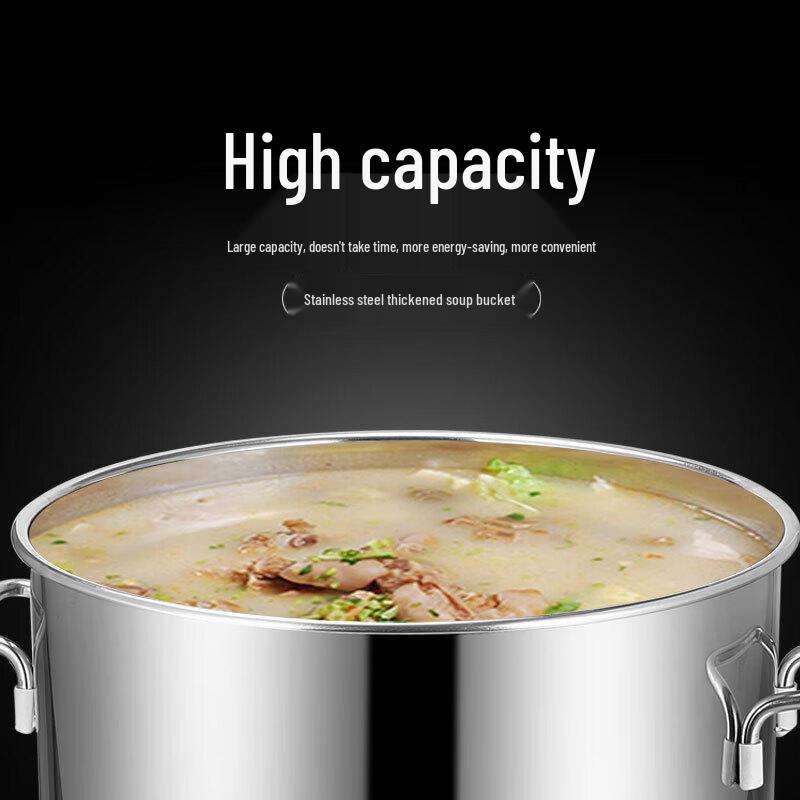Weilili 304 Stainless Steel Commercial Soup & Storage Pot