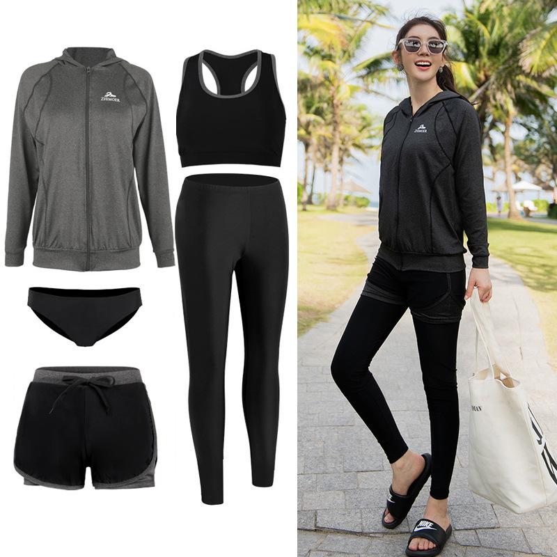 Plus Size Women s Sun Protection Quick Dry Long Sleeve Wetsuit for Snorkeling & Surfing L