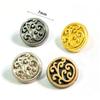 20pcs High Quality 7mm Floral Button Buckle Mini 4 Colors DIY Coats Clothes Metal Buckles for 1/6