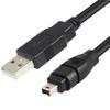 Fast Speed USB 2.0 To IEEE 1394 Converter Cable Male To Male Data Cord 400Mbps for DCR-TRV75E Video Camera Connection