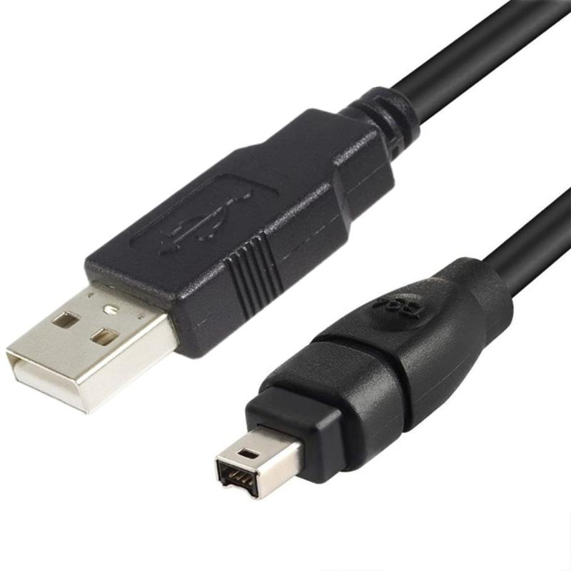 Fast Speed USB 2.0 To IEEE 1394 Converter Cable Male To Male Data Cord 400Mbps for DCR-TRV75E Video Camera Connection