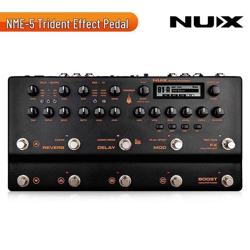 

Багатоефектна педаль NUX MG300 MKII для гітари: Бас, Драм-машина, Акомпанемент, Овердрайв, Дисторшн та Луп.