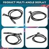 USB4 Type-C 240W Fast Charging Cable With LED Digital Display 8K@60Hz 40Gbps Data Transfer Data Cable Right Angle