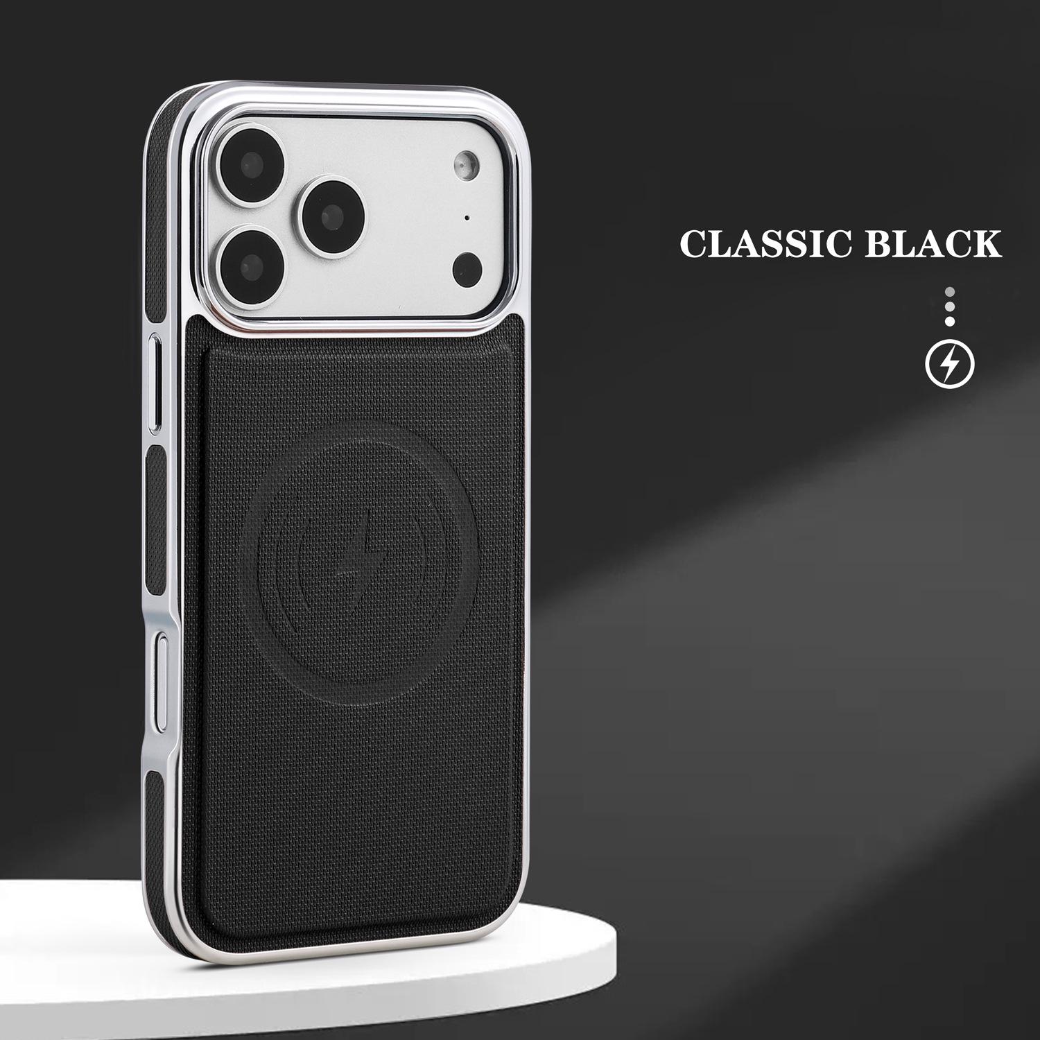 

Premium Magnetic Shockproof PU Leather Case for iPhone 15 Pro Max, 16, & 17 16 Promax