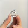 New Serpentine Ring Women's Topaz Fashion Personality Cold Wind Men's Light Luxury Opening Adjustable Ring
