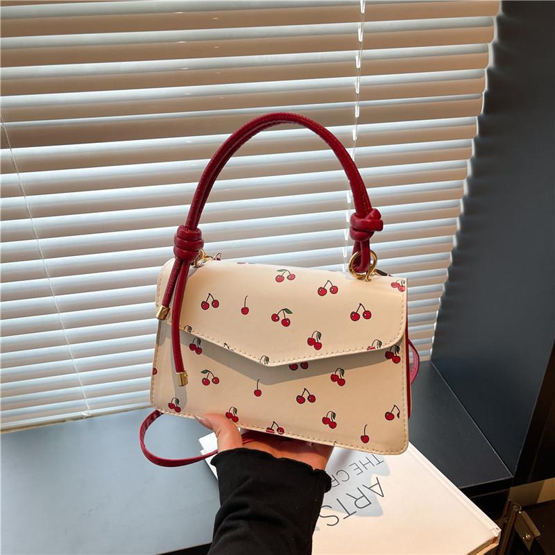 Beautiful Daily Commuting Texture Women's Portable Shoulder Messenger Bag Summer New Versatile Small Square Bag