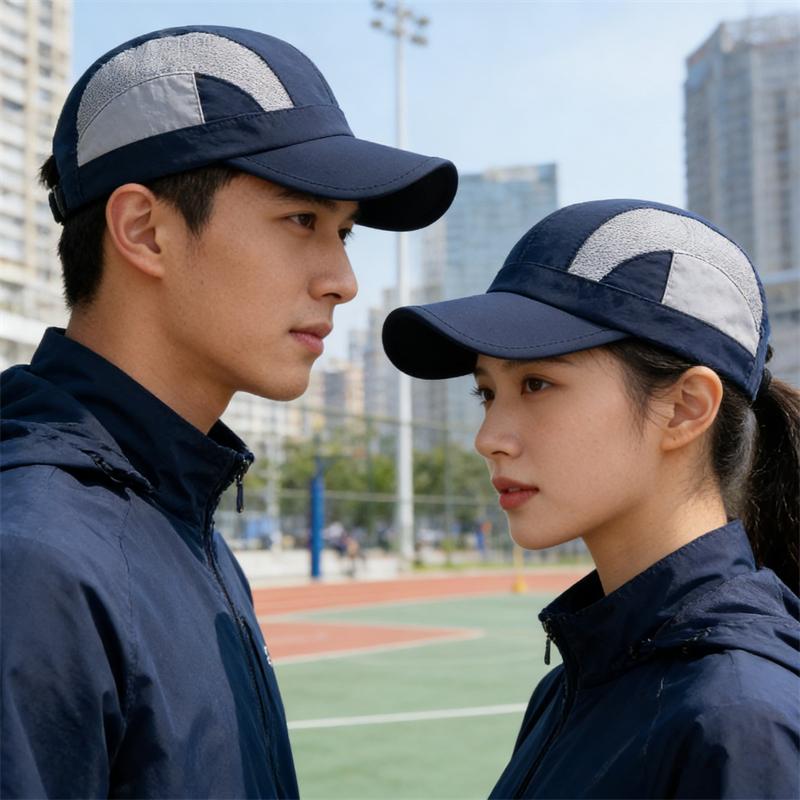 Summer Quick-Dry Baseball Cap Brim Spliced Net Cap Outdoor Sports Sun Hat Cap
