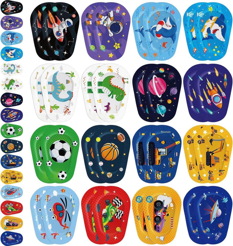 Children's Full Coverage Amblyopia Eye Patch for Strabismus Correction and One-Eyed Occlusion Training