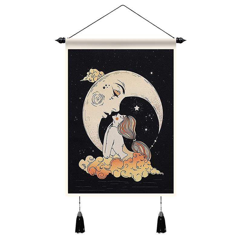 Tarot Card Tapestry: Sun & Butterfly Living Room Bedroom Dorm Decor