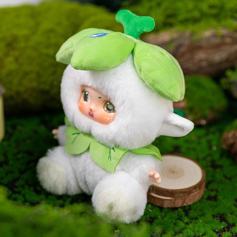 

Plush Toys Cute Flower Spirit Baby Cartoon Trendy Toys Glue Doll Doll Bag Pendant Keychain Birthday Gift 14cm