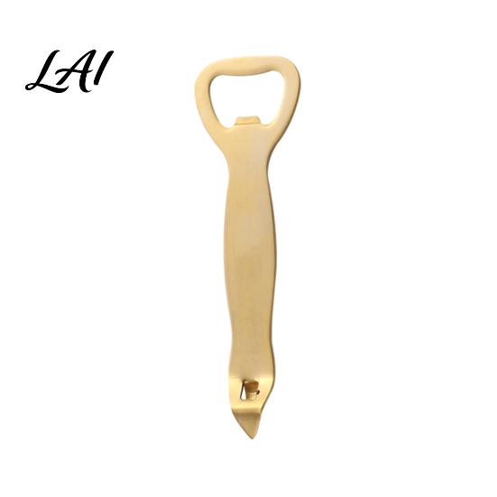 Practical Bottle Opener And Can Opener Durable Stainless Steel Design Double-Head Beer Manual Punch Multi-Functional Portable Kitchen Bar Tool