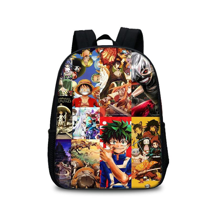 One Piece Backpack For Kids With Nylon Material And Adjustable Straps For School And Daily Use