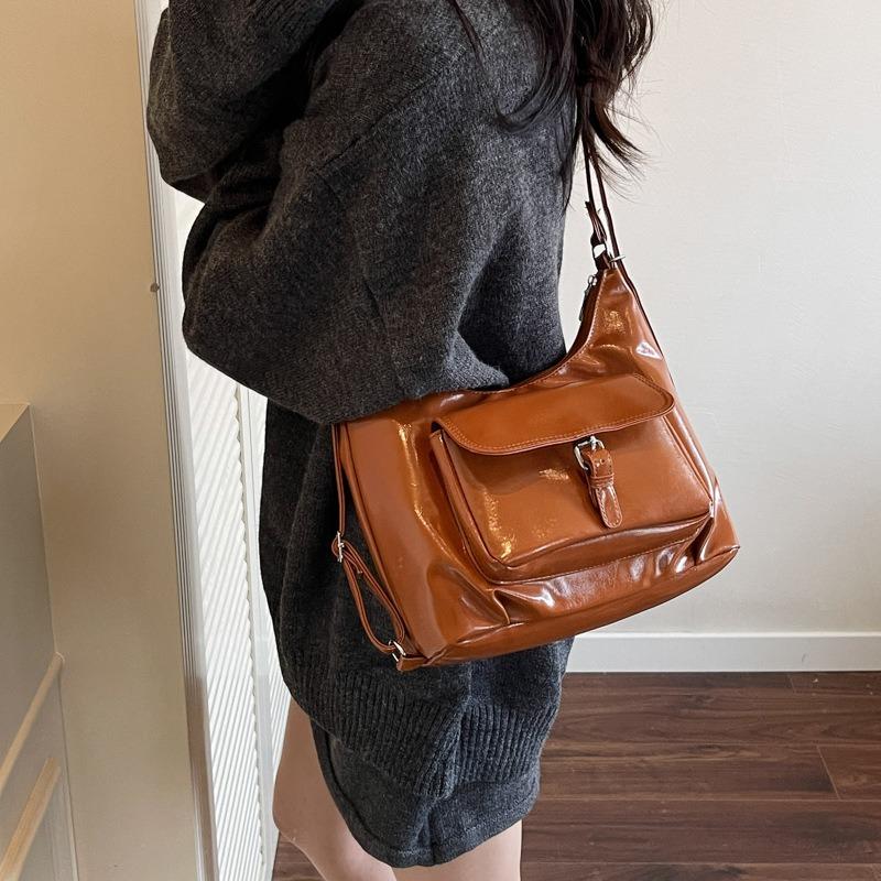 Fashion Commuter Tote Bag New Trendy Simple Trend Multi-functional Shoulder Backpack
