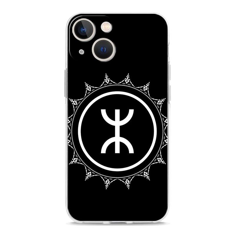 Amazigh Berber Flagge Luxus Transparente Handyhülle Für iPhone 15 14 13 12 mini 11 Pro Max XS X XR SE 7 8 Plus Klare Hülle