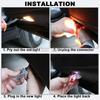 CQO1 2PCS For Mercedes Benz AMG S-Class W221 2005 2006 2007 2008 2009 2010 2011 2012 2013 Car Door Welcome Light Laser Projector Lamp