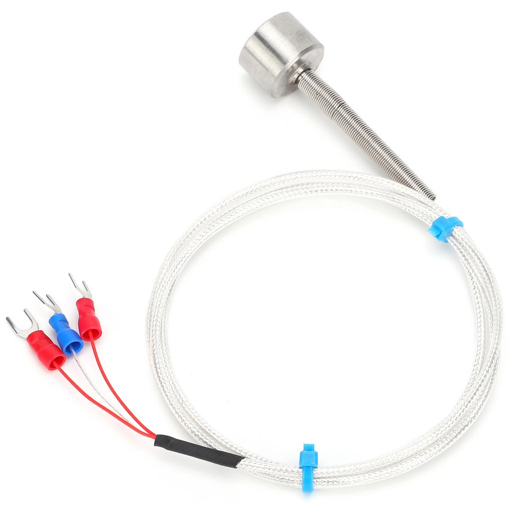PT100 Magnetic Temperature Sensor Waterproof Adsorption Thermistor 60 to +150 celsius (3meters )