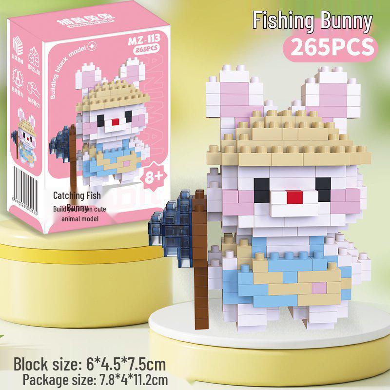 Educational Lego-Compatible Animal Figurine Building Toy for Kids