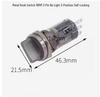 16/19/22mm Metal Selector Switch: Two/Three-Speed Self-Locking or Self-Returning with Key Button