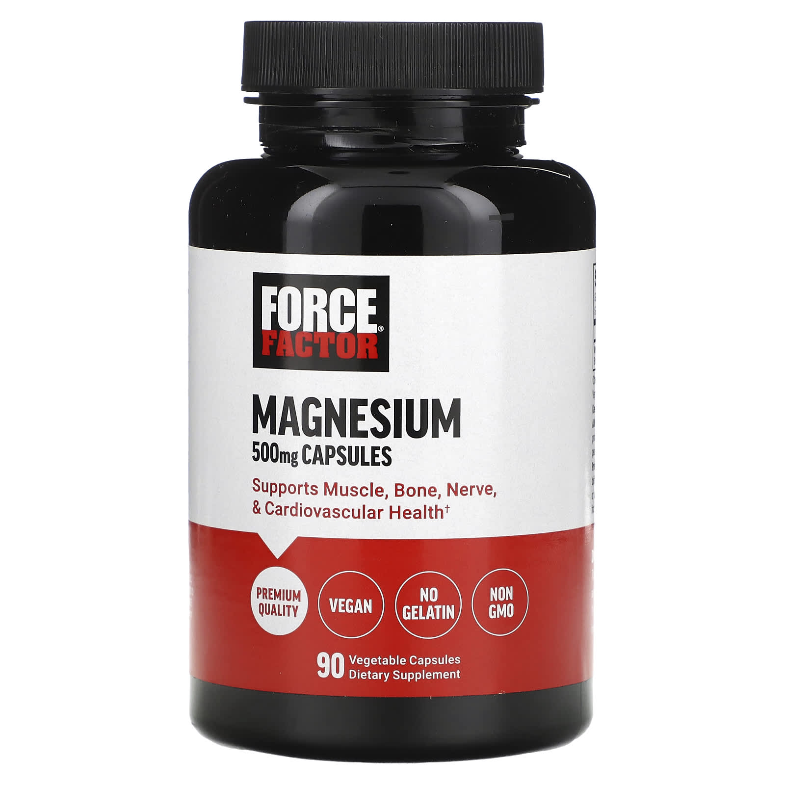 

Magnesium, 500Mg, 90 Veggie Capsules