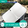 KWYP9 Hot Car Windshield Sunshade Cover Folding Sunscreen UV Protector For BMW F26 E90 E70 E87 E36 I01 F25 F01 E60 F44 E34 E39 E5