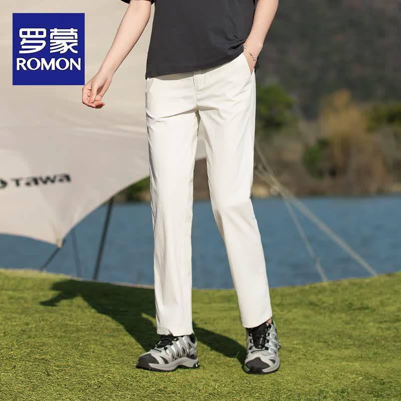 ROMON Unisex Breathable Quick-Dry Straight-Leg Casual Pants