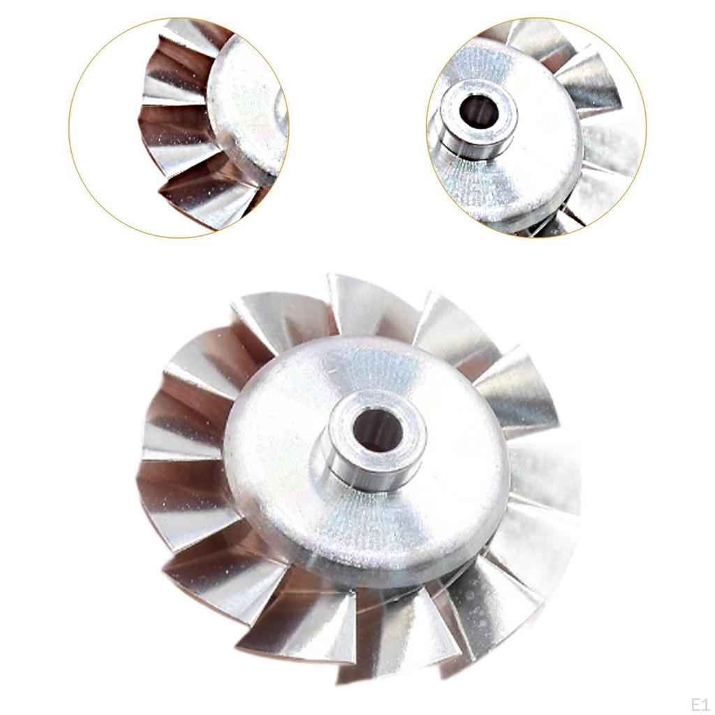 CNC 27mm Aluminum Impeller High Precision Easy Installation Sturdy Accessories Practical Brushless