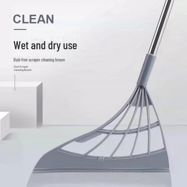 

Набор из мягкой щетины, метлы и совок для мусора с антипригарным покрытием и скребком